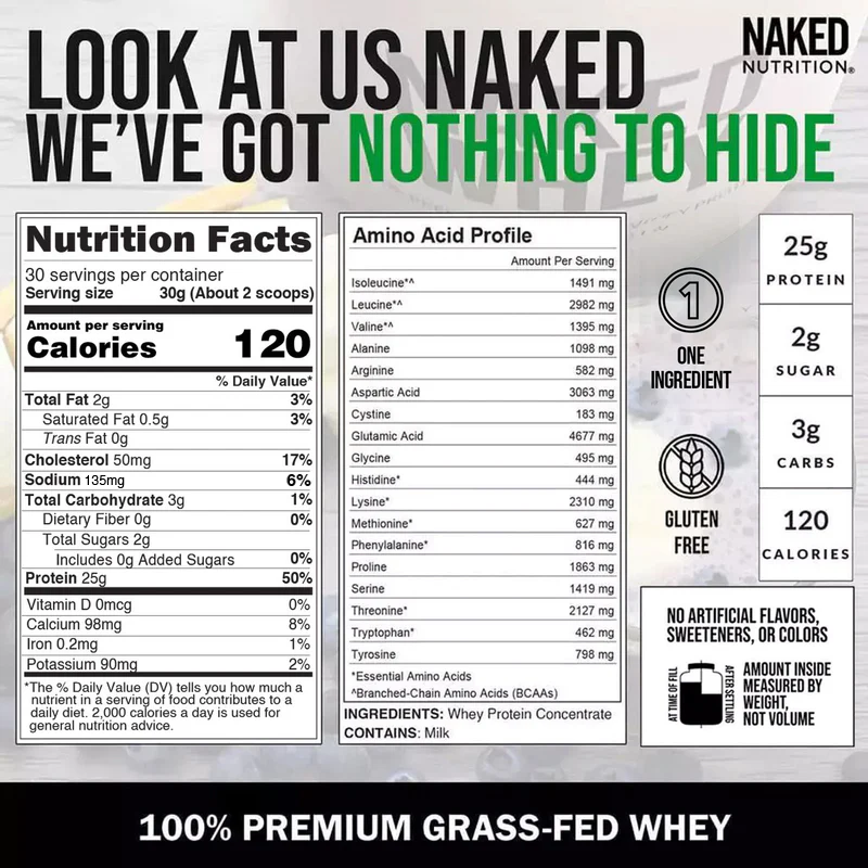 Grass Fed Whey Protein Powder - Unflavored | Simple Grass Fed Nutrition