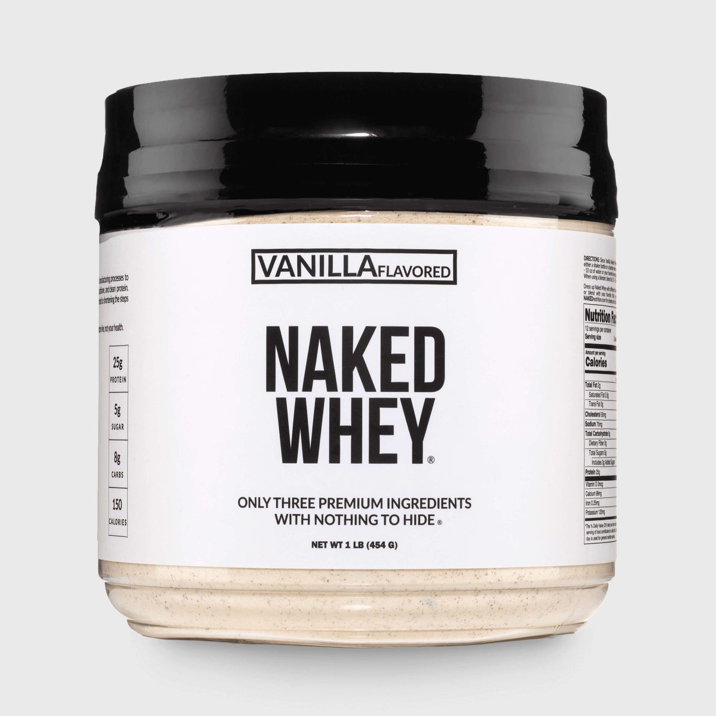 Vanilla Whey Protein Powder 1lb - Vanilla | Simple Grass Fed Nutrition