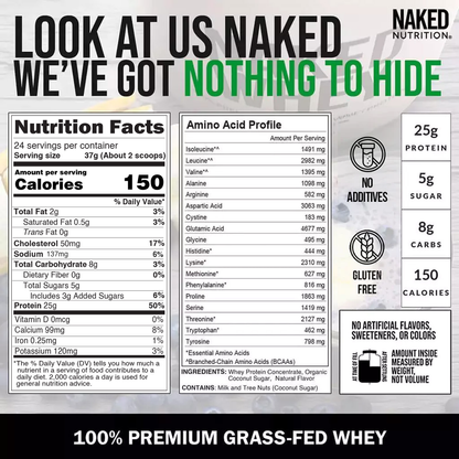 Vanilla Whey Protein Powder - Vanilla | Simple Grass Fed Nutrition