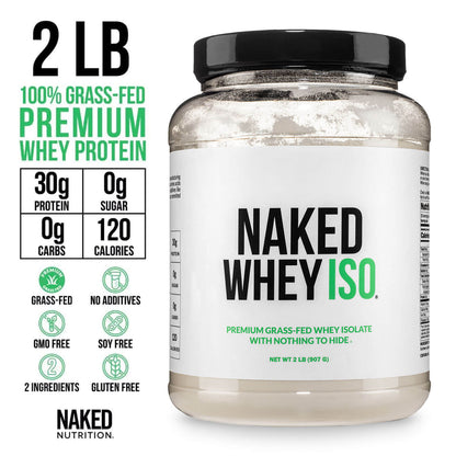 Grass Fed Whey Isolate Protein Powder - Unflavored | Simple Grass Fed Nutrition