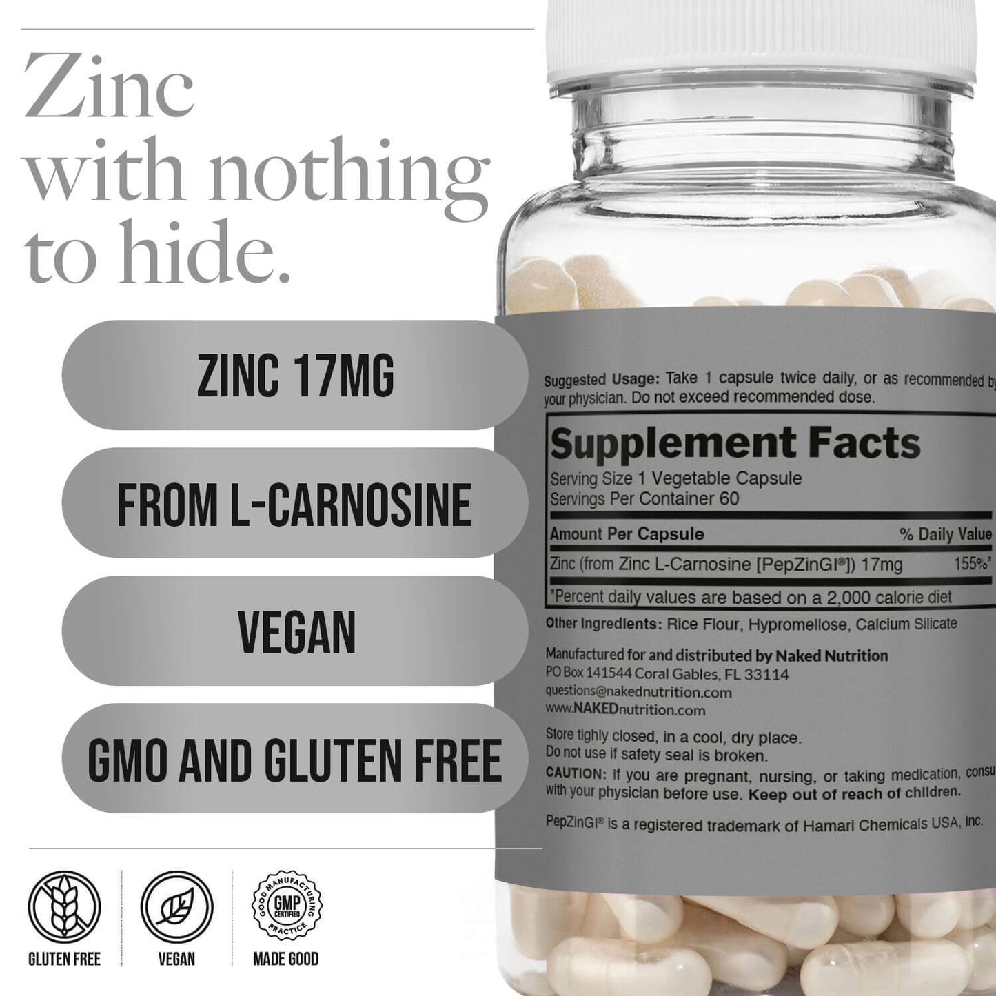 Daily Zinc Supplement - Zinc | Simple Wellness Support
