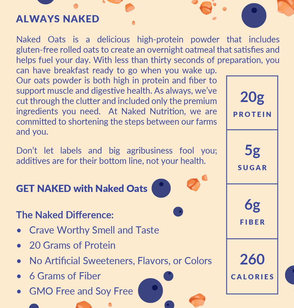 Blueberry Cobbler Protein Oats - Blueberry Cobbler | Simple Wellness Support