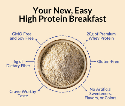 Blueberry Cobbler Protein Oats - Blueberry Cobbler | Simple Wellness Support