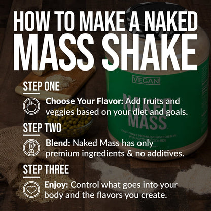 Chocolate Peanut Butter Vegan Mass Gainer Supplement - Chocolate PB (Vegan) | Clean Weight Gain Formula