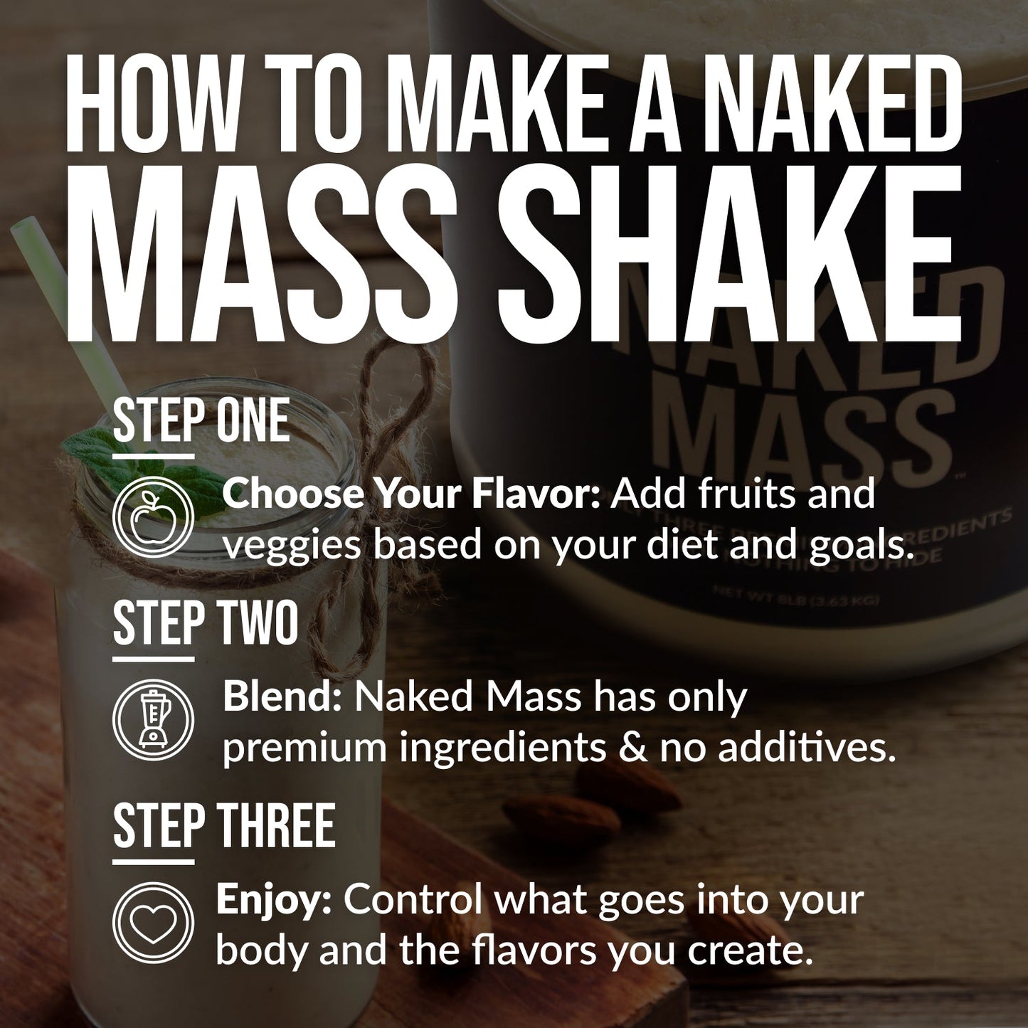 Chocolate Peanut Butter Mass Gainer Protein Supplement - Chocolate PB | Clean Weight Gain Formula