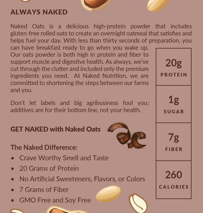 Chocolate Peanut Butter Protein Oats - Chocolate Peanut Butter | Simple Wellness Support
