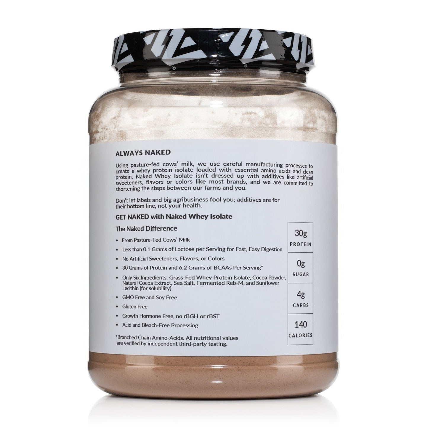 Chocolate Grass-Fed Whey Isolate Protein Powder - Chocolate | Simple Grass Fed Nutrition