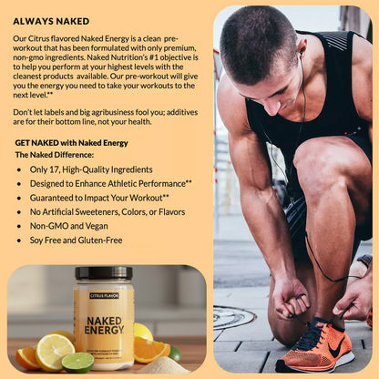 Citrus Pre Workout Supplement - Citrus | Workout Focus And Energy Formula