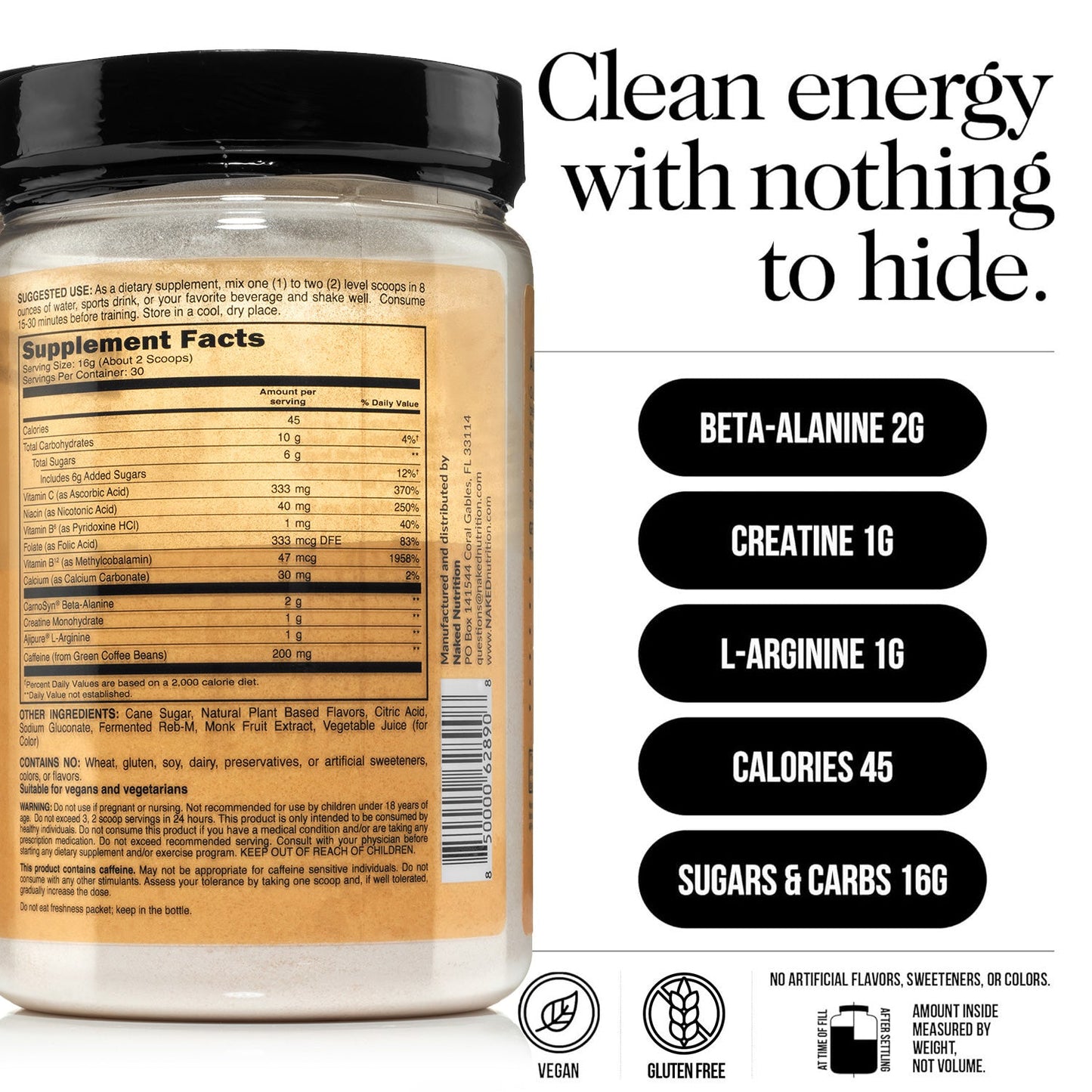 Citrus Pre Workout Supplement - Citrus | Workout Focus And Energy Formula