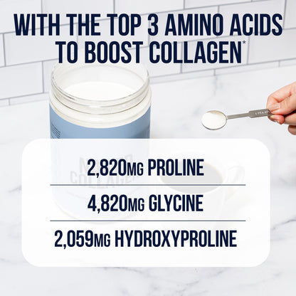 Vanilla Collagen Peptides with Hyaluronic Acid - Vanilla Advanced Collagen Peptides | Daily Beauty And Wellness Protein