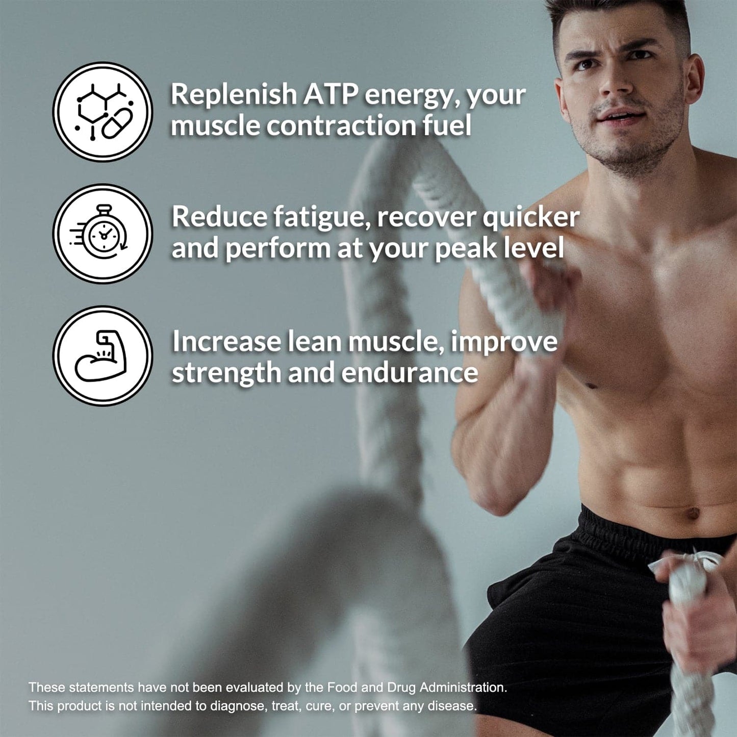Creatine Monohydrate Powder - Unflavored | Daily Muscle Power Supplement