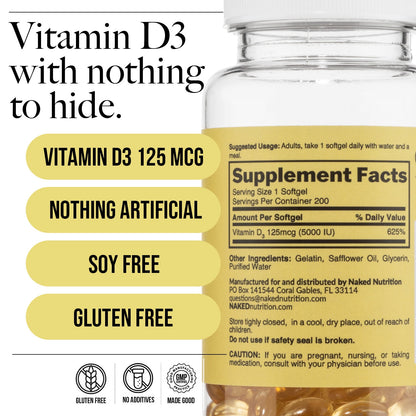 Daily Vitamin D3 Supplement - Vitamin D3 | Simple Wellness Support