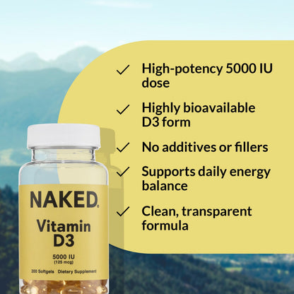 Daily Vitamin D3 Supplement - Vitamin D3 | Simple Wellness Support