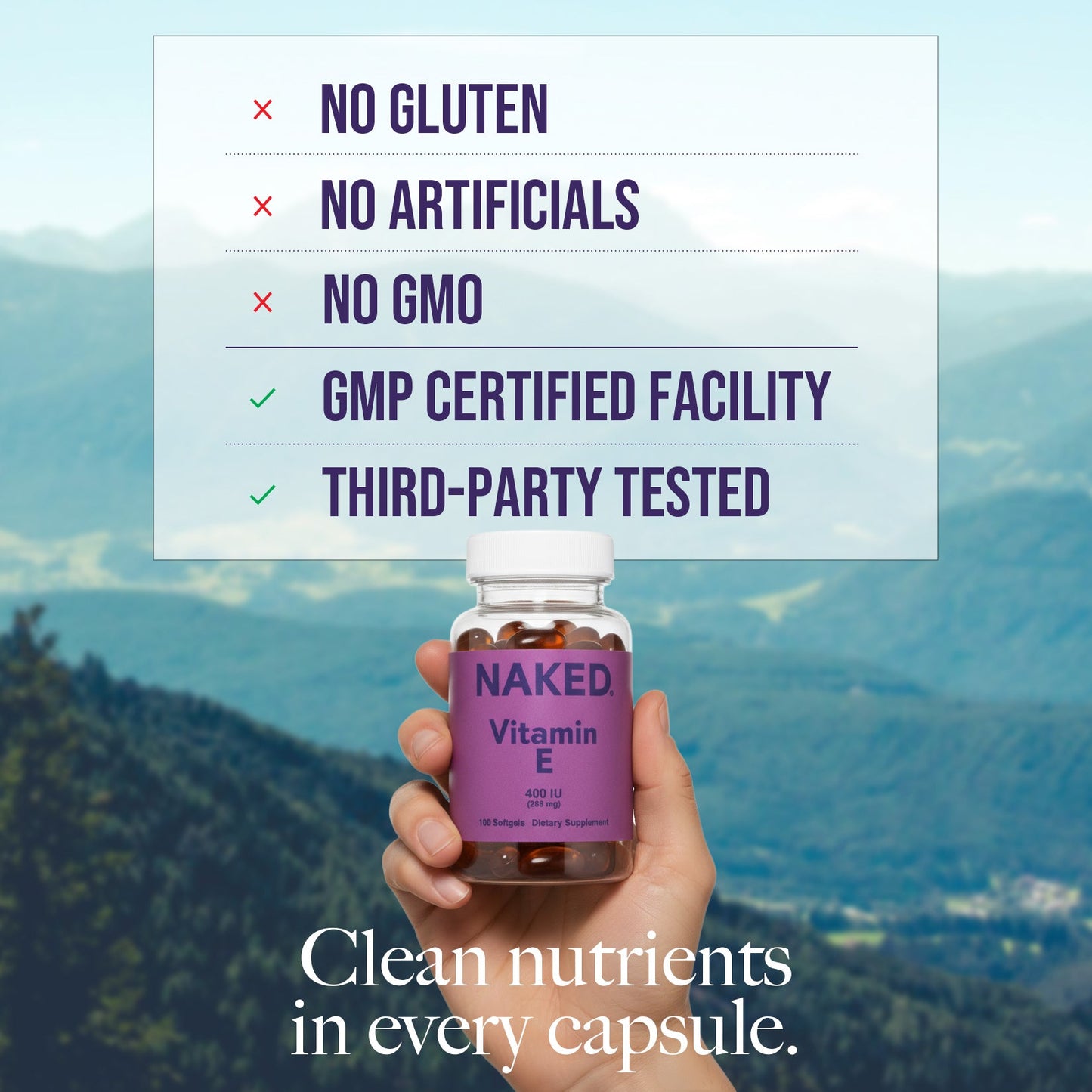 Daily Vitamin E Supplement - Vitamin E | Simple Wellness Support