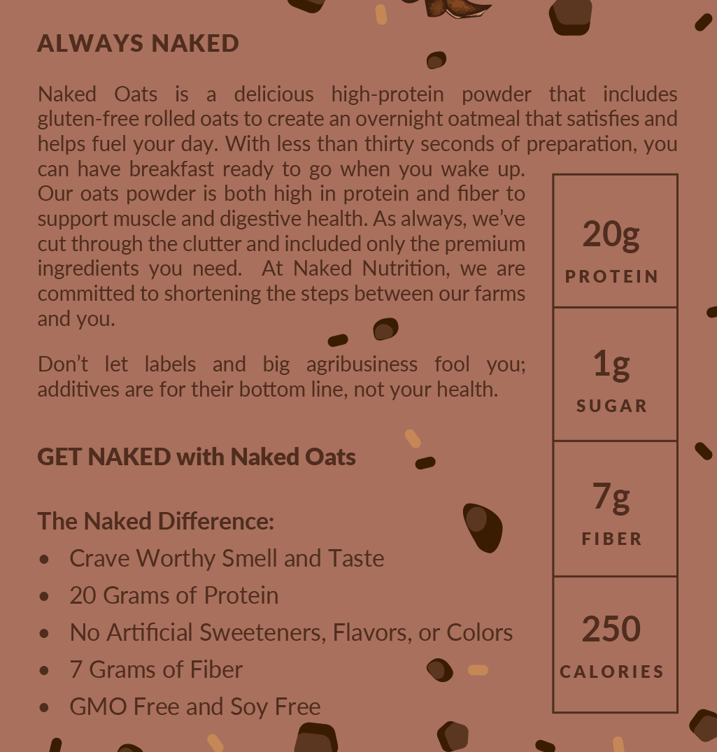 Double Chocolate Protein Oats - Double Chocolate | Simple Wellness Support
