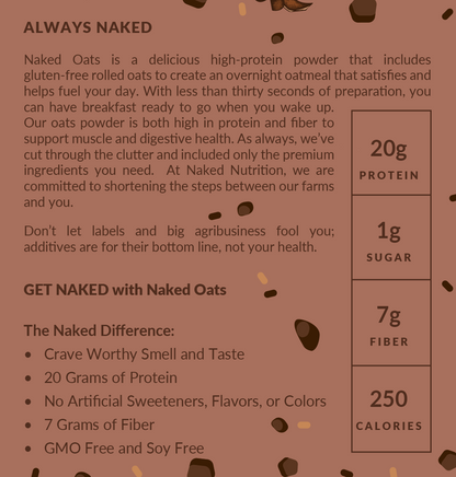 Double Chocolate Protein Oats - Double Chocolate | Simple Wellness Support