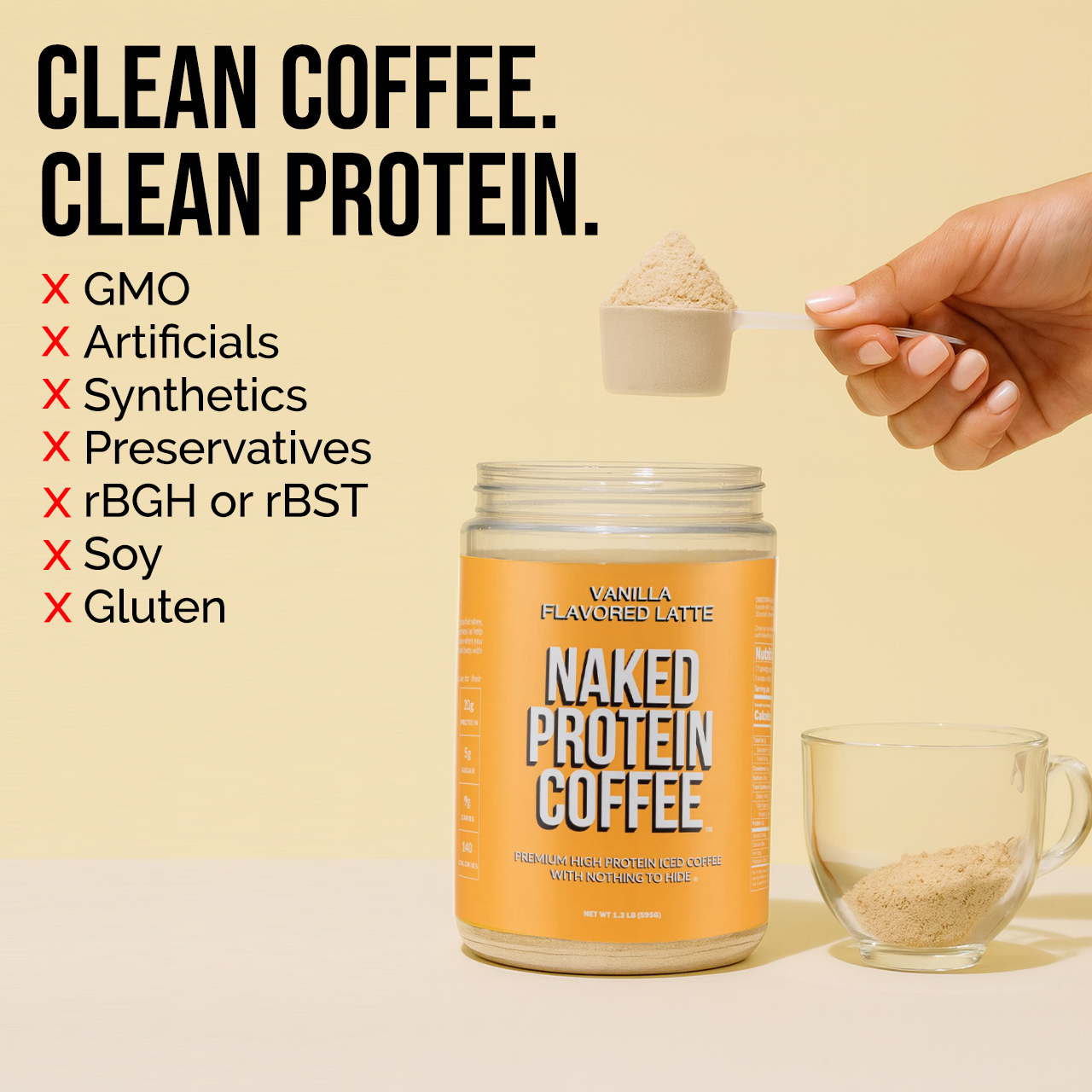 Vanilla Latte Protein Iced Coffee - Vanilla Latte | Simple Wellness Support