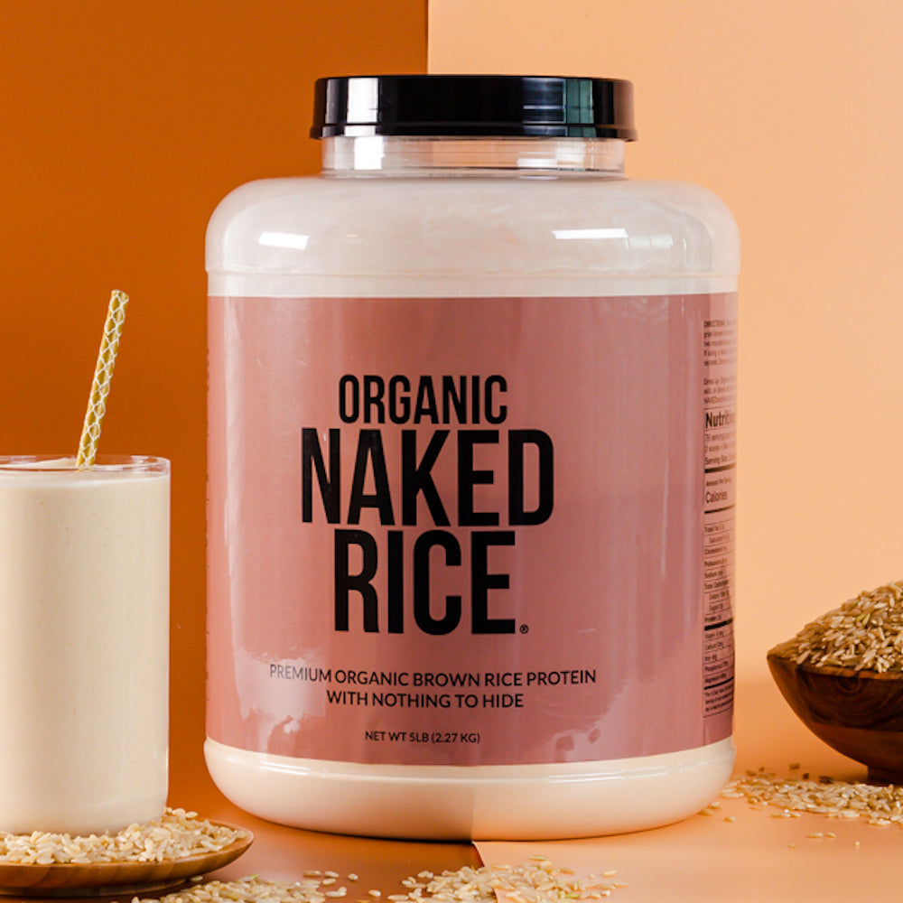Organic Brown Rice Protein Powder 1lb - Unflavored 1LB | Clean Vegan Protein Support