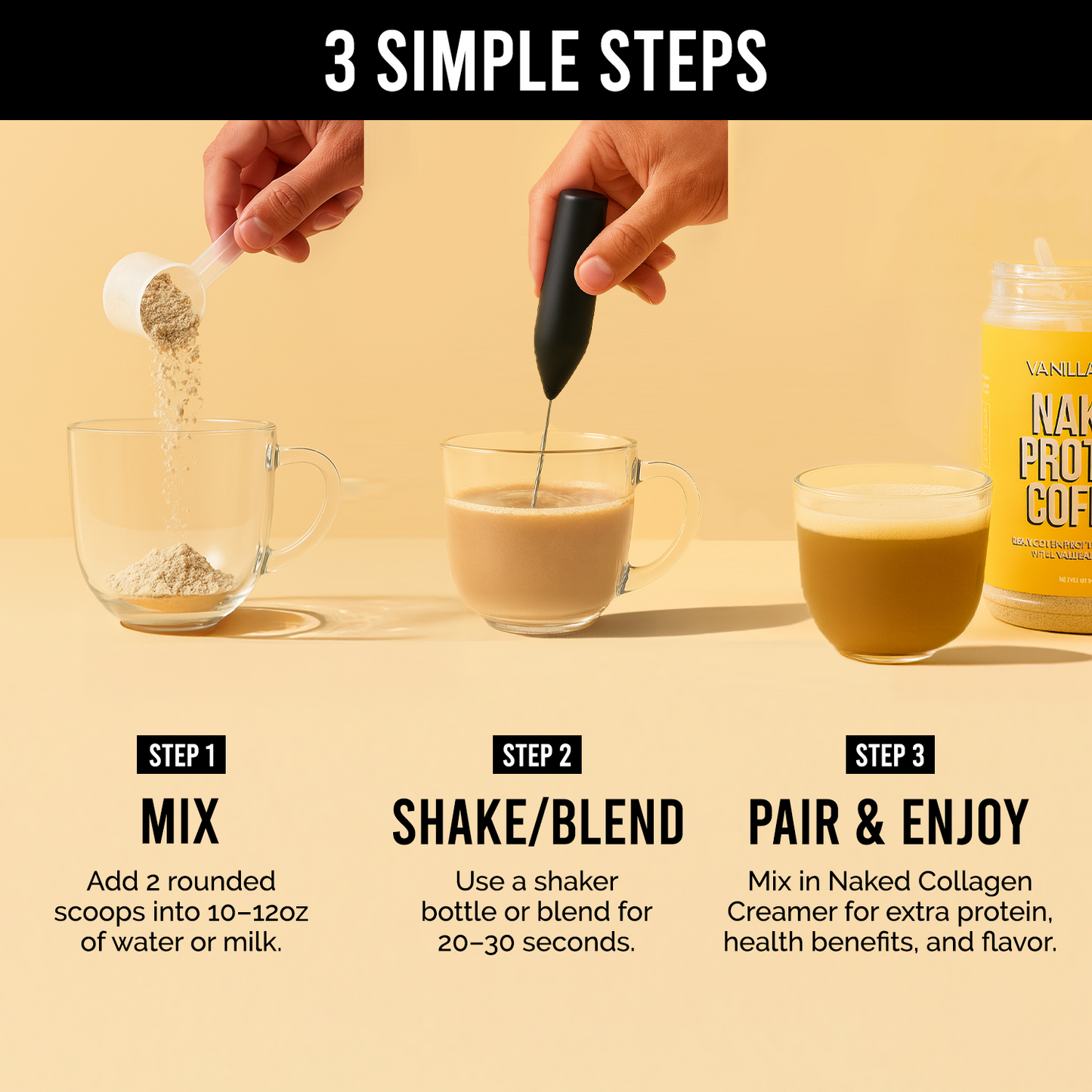 Vanilla Latte Protein Iced Coffee - Vanilla Latte | Simple Wellness Support