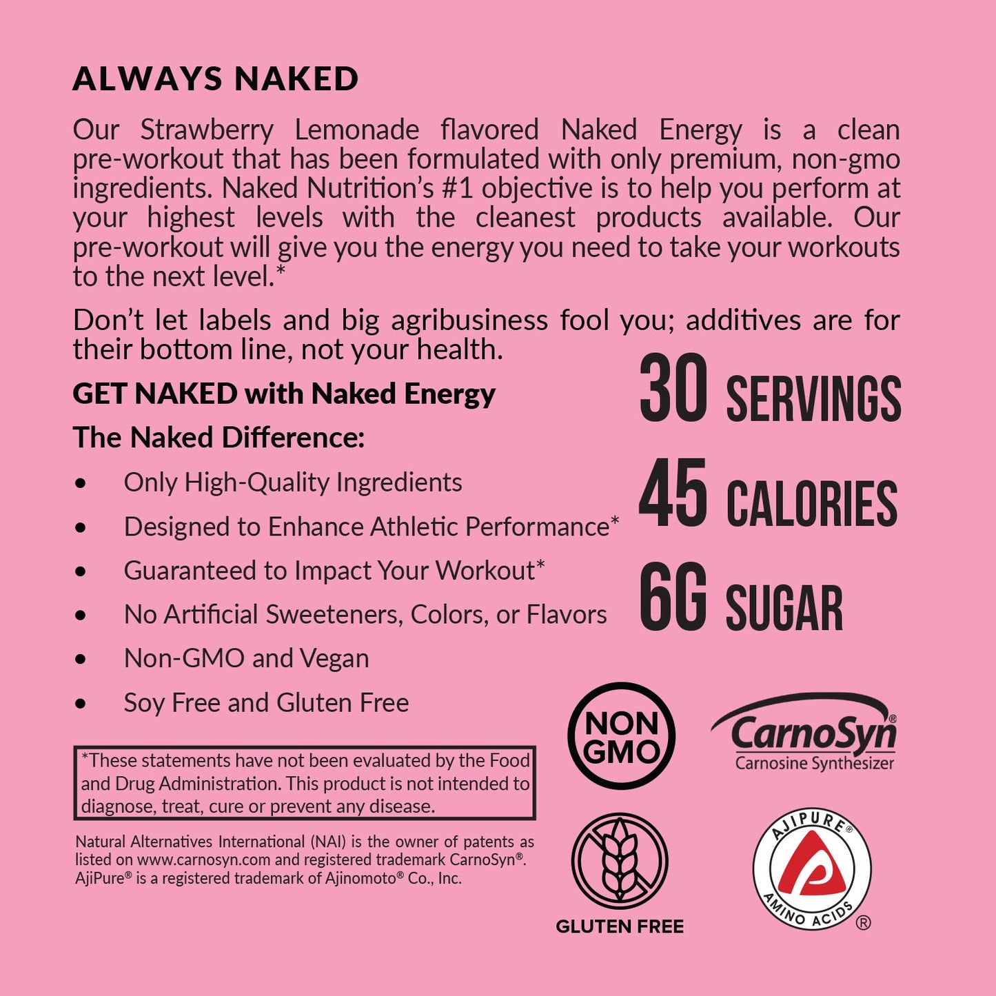 Strawberry Lemonade Pre Workout Supplement - Strawberry Lemonade | Workout Focus And Energy Formula