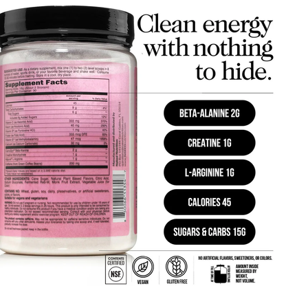 Strawberry Lemonade Pre Workout Supplement - Strawberry Lemonade | Workout Focus And Energy Formula