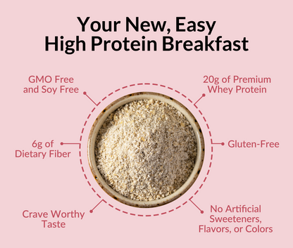 Strawberry Cream Protein Oats - Strawberry Cream | Simple Wellness Support