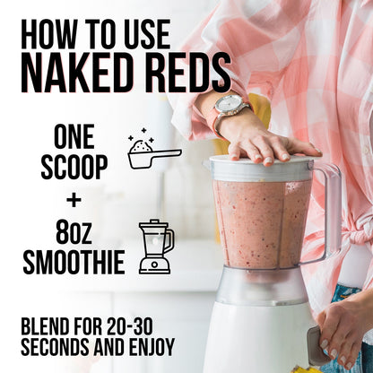 Super Reds Fruit Powder | Simple Shake Ready Formula