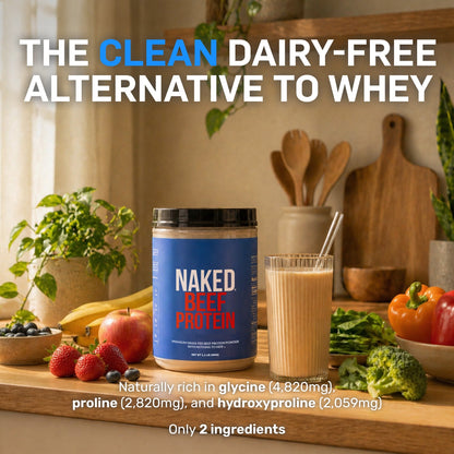 Beef Protein Powder - Unflavored | Simple Shake Ready Formula