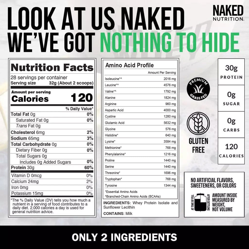 Grass Fed Whey Isolate Protein Powder - Unflavored | Simple Grass Fed Nutrition